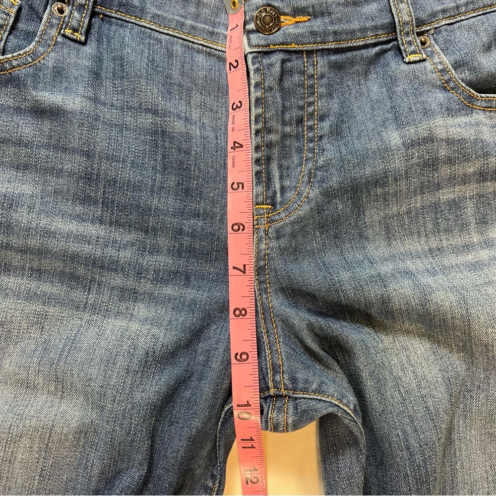 Old Navy The Diva Medium Wash Denim Straight Leg Jeans Sz 14 - Picture 6 of 10